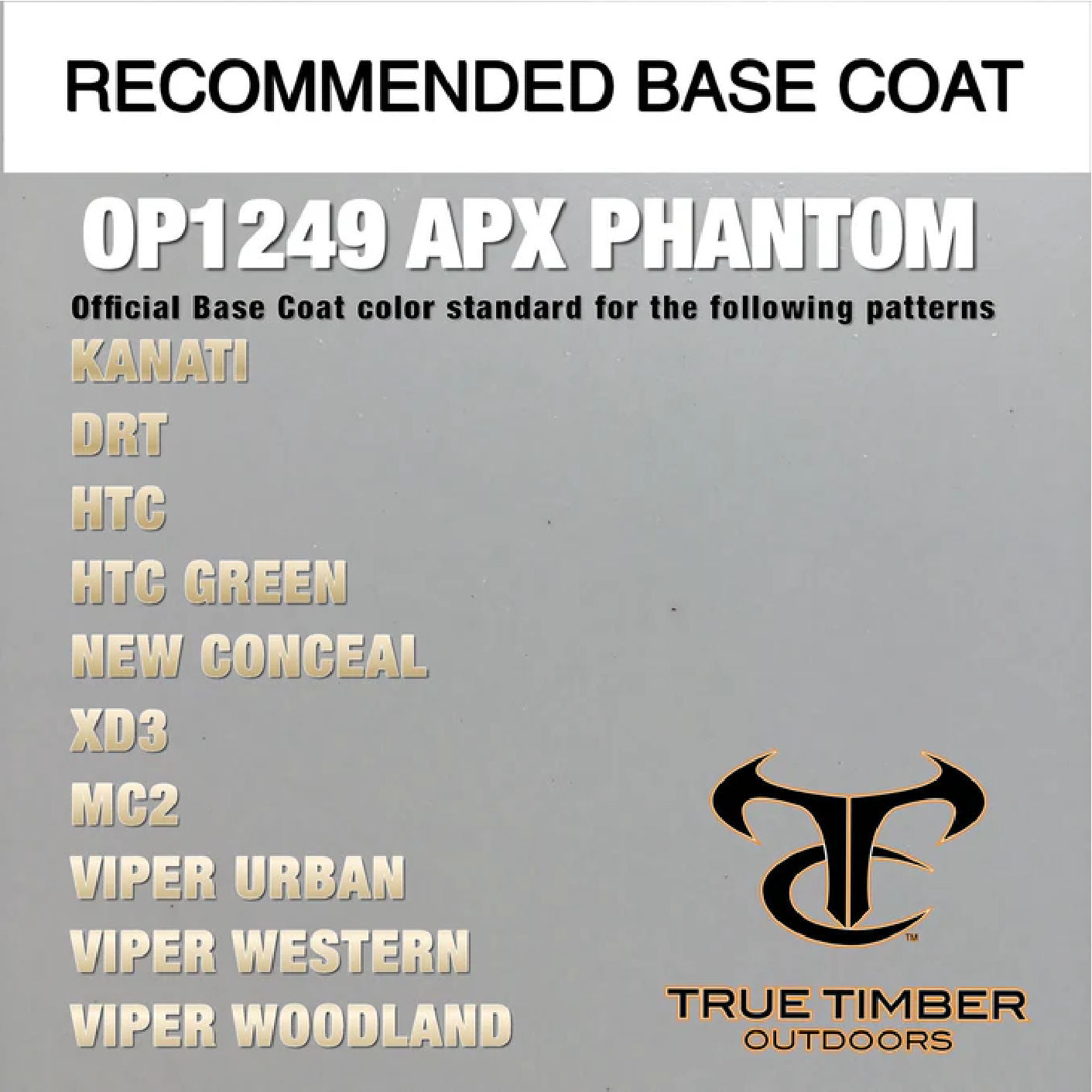 CFG HYDROGRAPHIC DIP KIT TRUE TIMBER VIPER URBAN